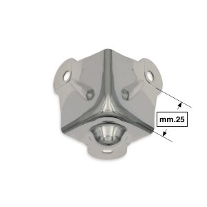 Angolo in ferro per profili in alluminio mm 25
