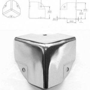 Angolo in ferro per valigia, trolley, baule, flight case