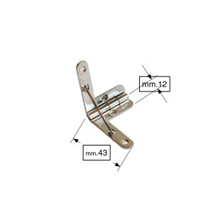 Cerniera reggi coperchio per attaché case, porta orologi, porta gioielli, cofanetti in legno