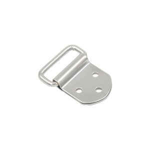 Piastrina attacco moschettone mm 30 per valigie, valigie alluminio e flight cases