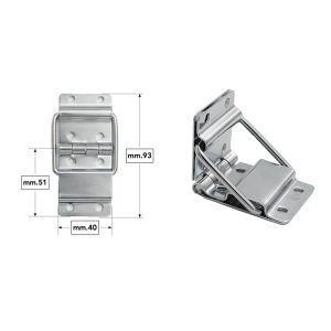 Cerniera per valigia, trolley, valigia in alluminio, flight case con apertura a 90°