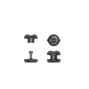 Rivetto stud in plastica per cartotecnica, imballaggio, packaging, espositori da banco e da terra